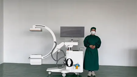 Arceau chirurgical mobile à capteur plan